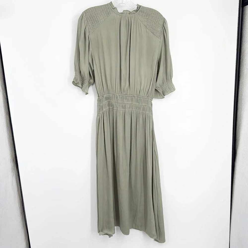 Anthropologie Current Air Sage Green Midi Dress - Picture 9 of 13
